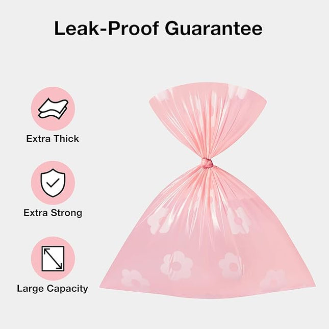 VETRESKA Dog Poop Bags Lavender Scented Pet Waste Bags Leak Proof & Extra Thick Waste Bags for Dog Walking and Cat Litter 300 Counts 20 Refill Rolls 9 * 13 inches